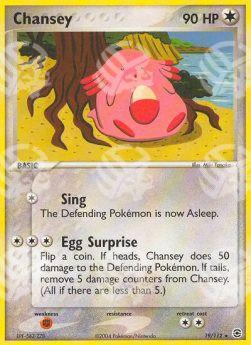 Chansey - EX RossoFuoco e VerdeFoglia (Rare) [FL-19]