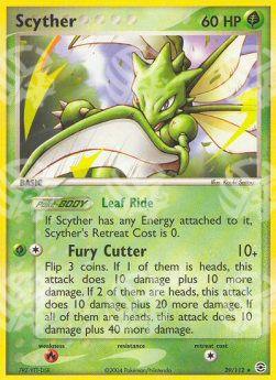 Scyther - EX RossoFuoco e VerdeFoglia (Rare) [FL-29]