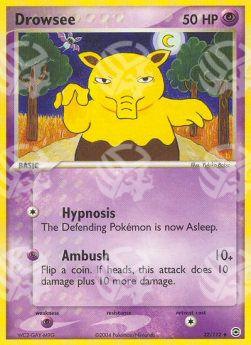 Drowzee - EX RossoFuoco e VerdeFoglia (Uncommon) [FL-32]
