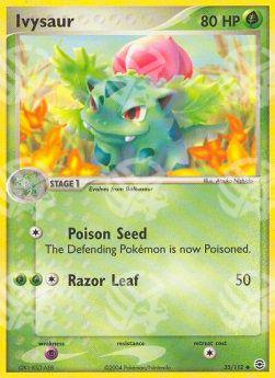 Ivysaur - EX RossoFuoco e VerdeFoglia (Uncommon) [FL-35]
