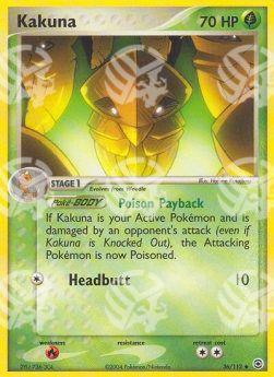Kakuna - EX RossoFuoco e VerdeFoglia (Uncommon) [FL-36]