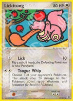 Lickitung - EX RossoFuoco e VerdeFoglia (Uncommon) [FL-37]