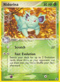 Nidorina - EX RossoFuoco e VerdeFoglia (Uncommon) [FL-40]