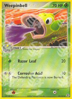 Weepinbell - EX RossoFuoco e VerdeFoglia (Uncommon) [FL-51]
