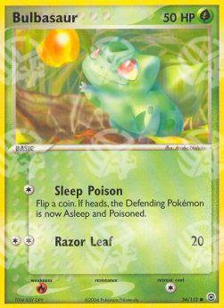 Bulbasaur (Sleep Poison) - EX RossoFuoco e VerdeFoglia (Common) [FL-54]