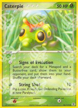Caterpie - EX RossoFuoco e VerdeFoglia (Common) [FL-56]