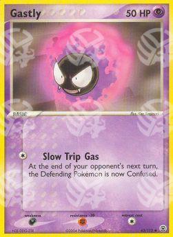 Gastly - EX RossoFuoco e VerdeFoglia (Common) [FL-63]