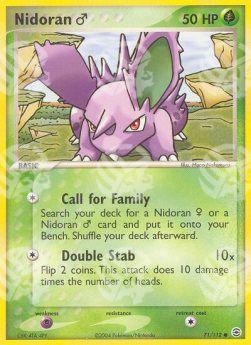 Nidoran - EX RossoFuoco e VerdeFoglia (Common) [FL-71]