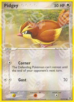 Pidgey - EX RossoFuoco e VerdeFoglia (Common) [FL-73]