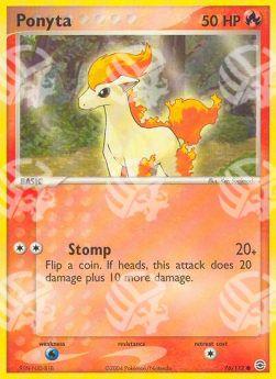Ponyta - EX RossoFuoco e VerdeFoglia (Common) [FL-76]