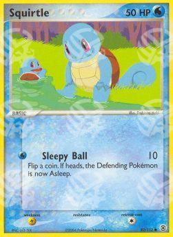 Squirtle (Sleepy Ball) - EX RossoFuoco e VerdeFoglia (Common) [FL-82]