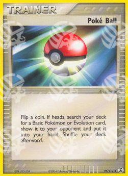 Poké Ball - EX RossoFuoco e VerdeFoglia (Uncommon) [FL-95]
