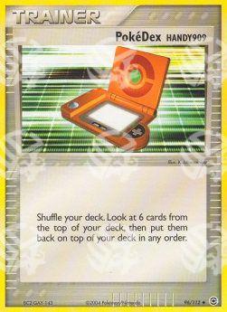 PokéDex HANDY909 - EX RossoFuoco e VerdeFoglia (Uncommon) [FL-96]