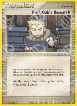 La Ricerca del Professor Oak - EX RossoFuoco e VerdeFoglia (Uncommon) [FL-98]