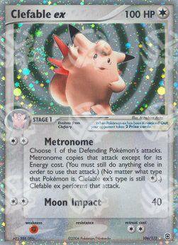 Clefable ex - EX RossoFuoco e VerdeFoglia (Ultra Rare) [FL-106]