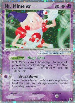 Mr. Mime ex (Magic Odds) - EX RossoFuoco e VerdeFoglia (Ultra Rare) [FL-110]