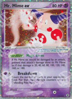 Mr. Mime ex (Magic Evens) - EX RossoFuoco e VerdeFoglia (Ultra Rare) [FL-111]