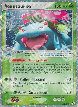 Venusaur ex - EX RossoFuoco e VerdeFoglia (Ultra Rare) [FL-112]