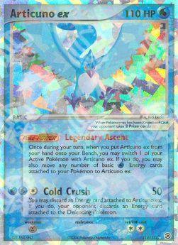 Articuno ex - EX RossoFuoco e VerdeFoglia (Ultra Rare) [FL-114]