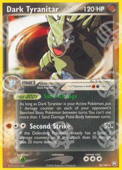 Dark Tyranitar  (Sand Damage) - EX Team Rocket Returns (Rare) [TRR-20]
