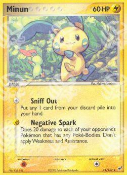 Minun - EX Deoxys (Uncommon) [DX-41]