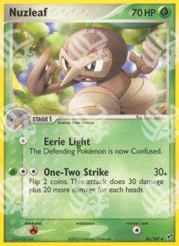 Nuzleaf - EX Deoxys (Uncommon) [DX-43]