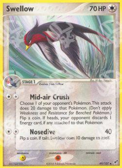 Swellow - EX Deoxys (Uncommon) [DX-49]