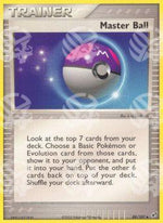 Master Ball - EX Deoxys (Uncommon) [DX-88]