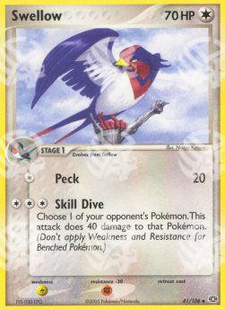 Swellow - EX Smeraldo (Uncommon) [EM-41]