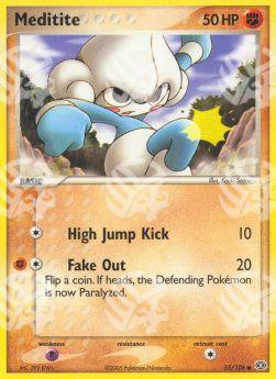 Meditite - EX Smeraldo (Common) [EM-55]