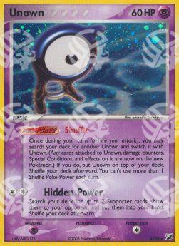 Unown - EX Forze Segrete (Rare) [UF-A-28]