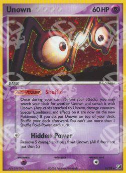 Unown - EX Forze Segrete (Rare) [UF-N-28]