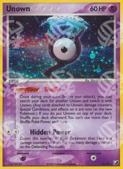 Unown - EX Forze Segrete (Rare) [UF-G-28]