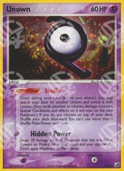 Unown - EX Forze Segrete (Rare) [UF-Z-28]