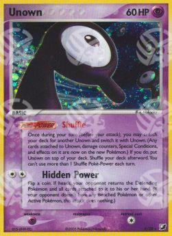 Unown - EX Forze Segrete (Rare) [UF-R-28]