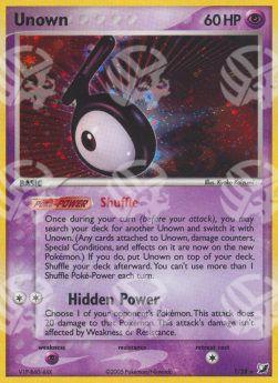 Unown - EX Forze Segrete (Rare) [UF-T-28]