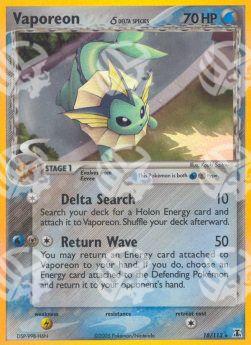 Vaporeon δ Delta Species - EX Specie Delta (Holo Rare) [DS-18]