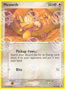 Meowth - EX Specie Delta (Common) [DS-77]