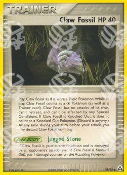 Artiglio Fossile - EX La Leggenda di Mew (Common) [LM-78]