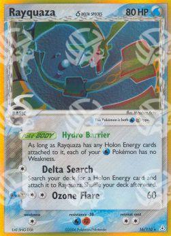 Rayquaza δ Delta Species (Hydro Barrier) - EX Fantasmi di Holon (Holo Rare) [HP-16]