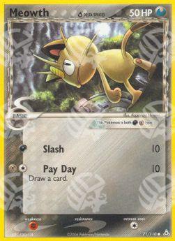 Meowth δ Delta Species - EX Fantasmi di Holon (Common) [HP-71]