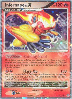 Infernape LV.X - Diamante & Perla (Ultra Rare) [DP-121]