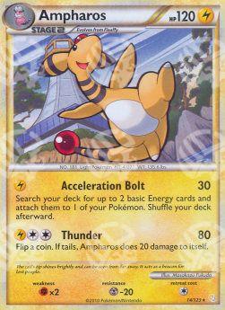 Ampharos - HeartGold & SoulSilver (Rare) [HS-14]