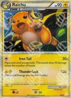 Raichu - HS Trainer Kit (Holo Rare) [TK4-R30]