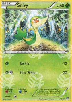 Snivy - Nero e Bianco (Common) [BLW-1]