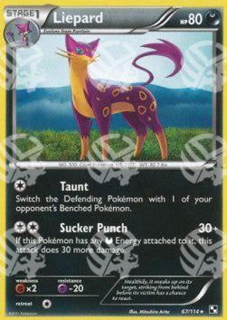 Liepard - Nero e Bianco (Rare) [BLW-67]