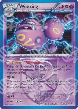 Weezing - Uragano Plasma (Holo Rare) [PLS-58]