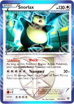 Snorlax - Uragano Plasma (Rare) [PLS-101]