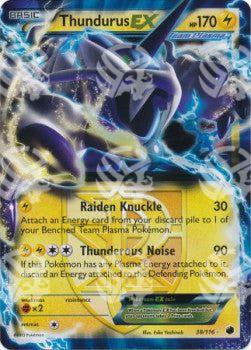 Thundurus EX - Glaciazione Plasma (Ultra Rare) [PLF-38]