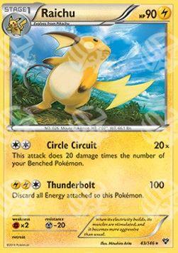 Raichu - XY (Holo Rare) [XY-43]